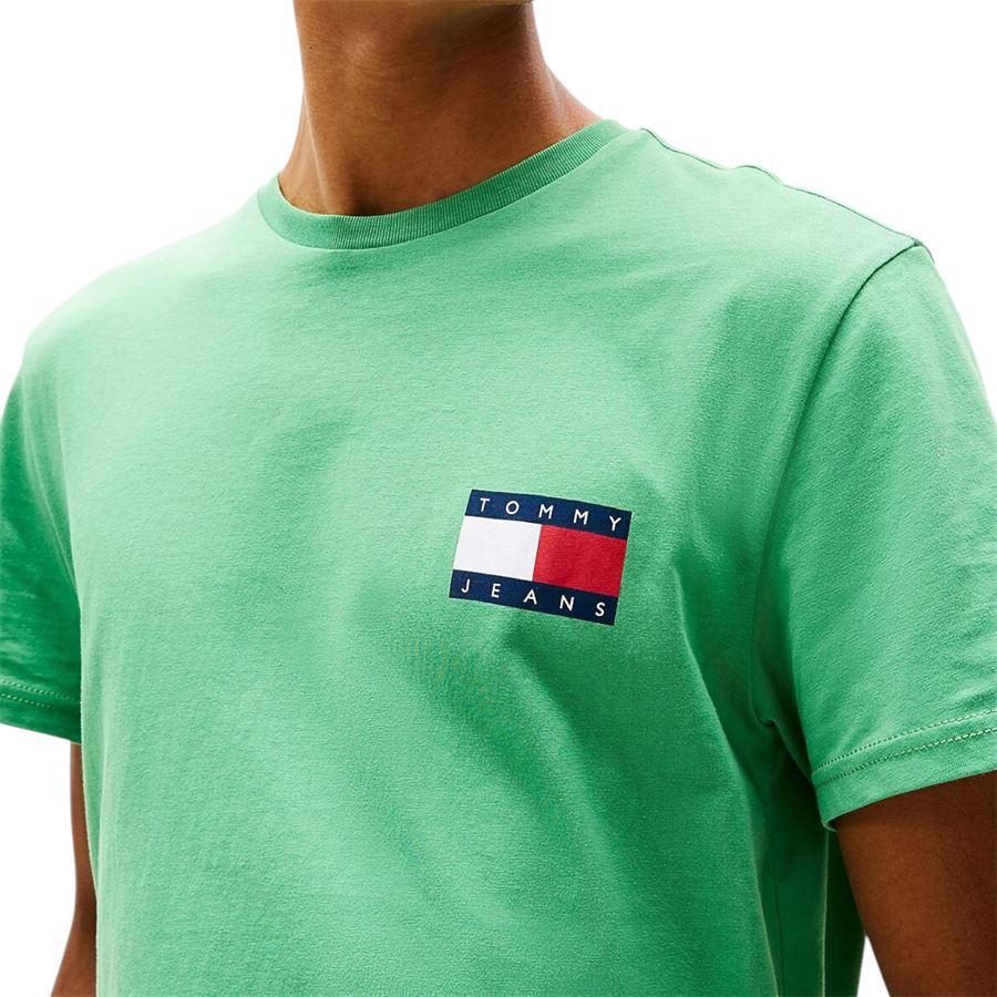 T-shirt maniche corte da uomo slim fit con bandierina Tommy Jeans | DM0DM20740LY3
